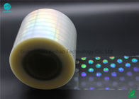 Film olografico di alto tasso BOPP di restringimento con una lato/corona per l'imballaggio della sigaretta e della medicina