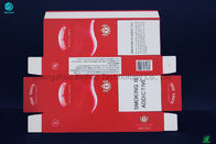 Intorno a o portasigarette quadrate della carta da stampa del bordo, scatola di d'imballaggio il tabacco standard
