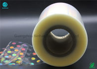 Rotolo di film termico di Bopp di restringimento di 20 micron con resistenza alla trazione 200 per l'imballaggio di sigillamento del contenitore di sigaretta