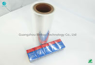 Film d'imballaggio del PVC di percentuale 1,4% di contrazione del tabacco chiaro 350mm