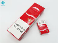 Scatola d'imballaggio dei prodotti del cartone della sigaretta eliminabile con progettazione personale