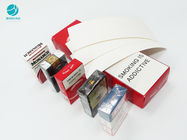 Le casse di carta della scatola di cartone del pacchetto di rettangolo con progettano il logo per il cliente impresso