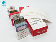 Le casse di carta della scatola di cartone del pacchetto di rettangolo con progettano il logo per il cliente impresso