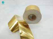 Carta luminosa del foglio di alluminio dell'oro del composto 83mm dell'OEM per il pacchetto della sigaretta