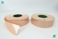 Il colore rosa della carta da filtro del tabacco ha stampato la superficie di re Size Pearl Oil di larghezza di 64mm