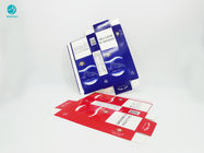 Cassa durevole eliminabile rossa blu del cartone di progettazione di serie per il pacchetto della sigaretta