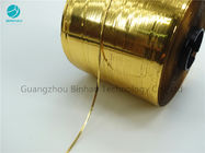 2 millimetri dell'oro di colore di strappo della striscia del nastro di materiale di Bopp per il contenitore di sigaretta