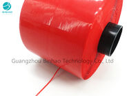 Nastro rosso Bobbin With Laser Logo dello strappo del pacchetto del contenitore di sigaretta da 3 millimetri