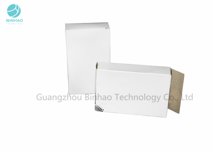 Cartone esterno interno lucido dell'argento/bianco cartone delle portasigarette del tabacco su misura