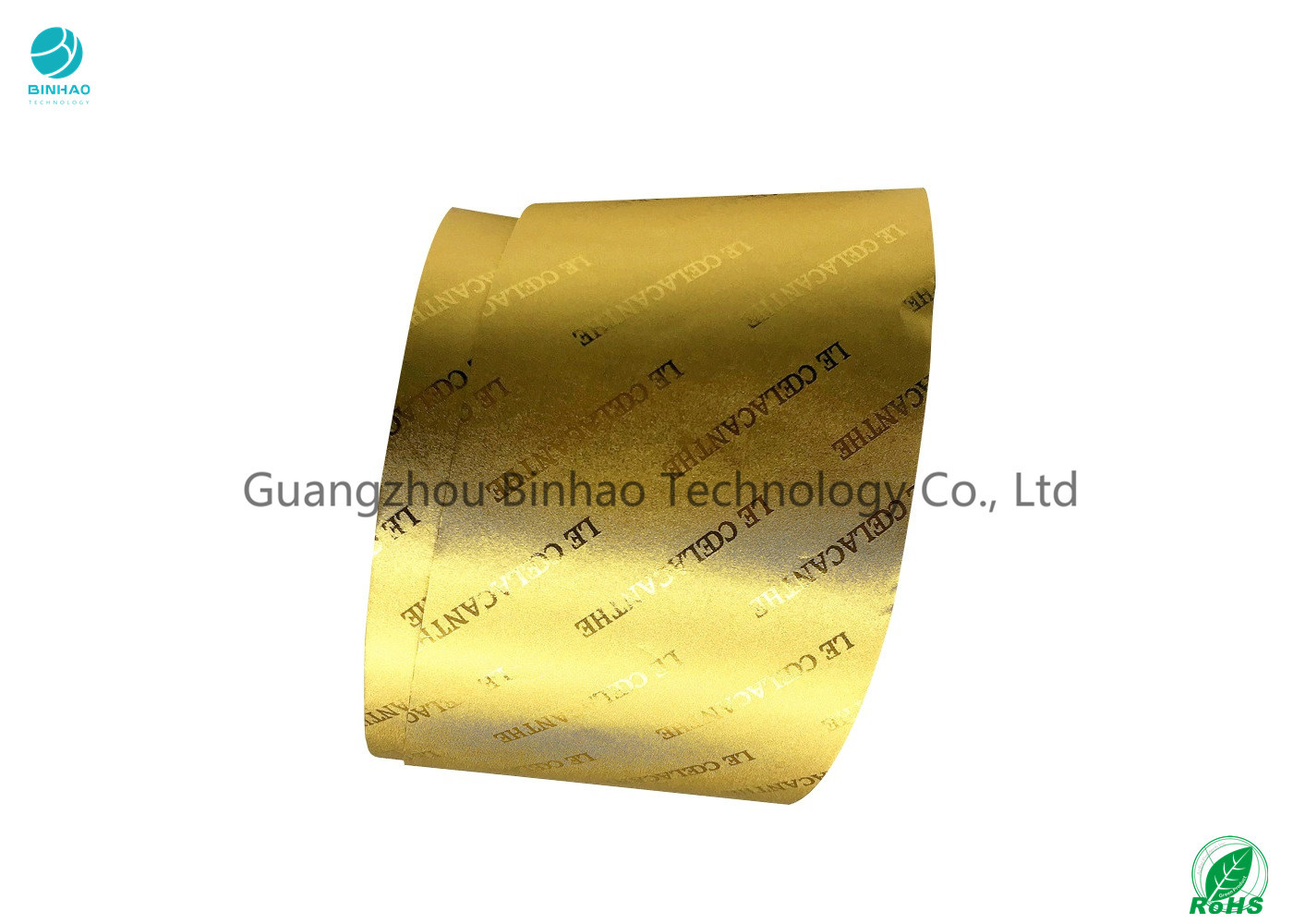 Carta di goffratura del foglio di alluminio dell'oro per la sigaretta che imballa in 55GSM