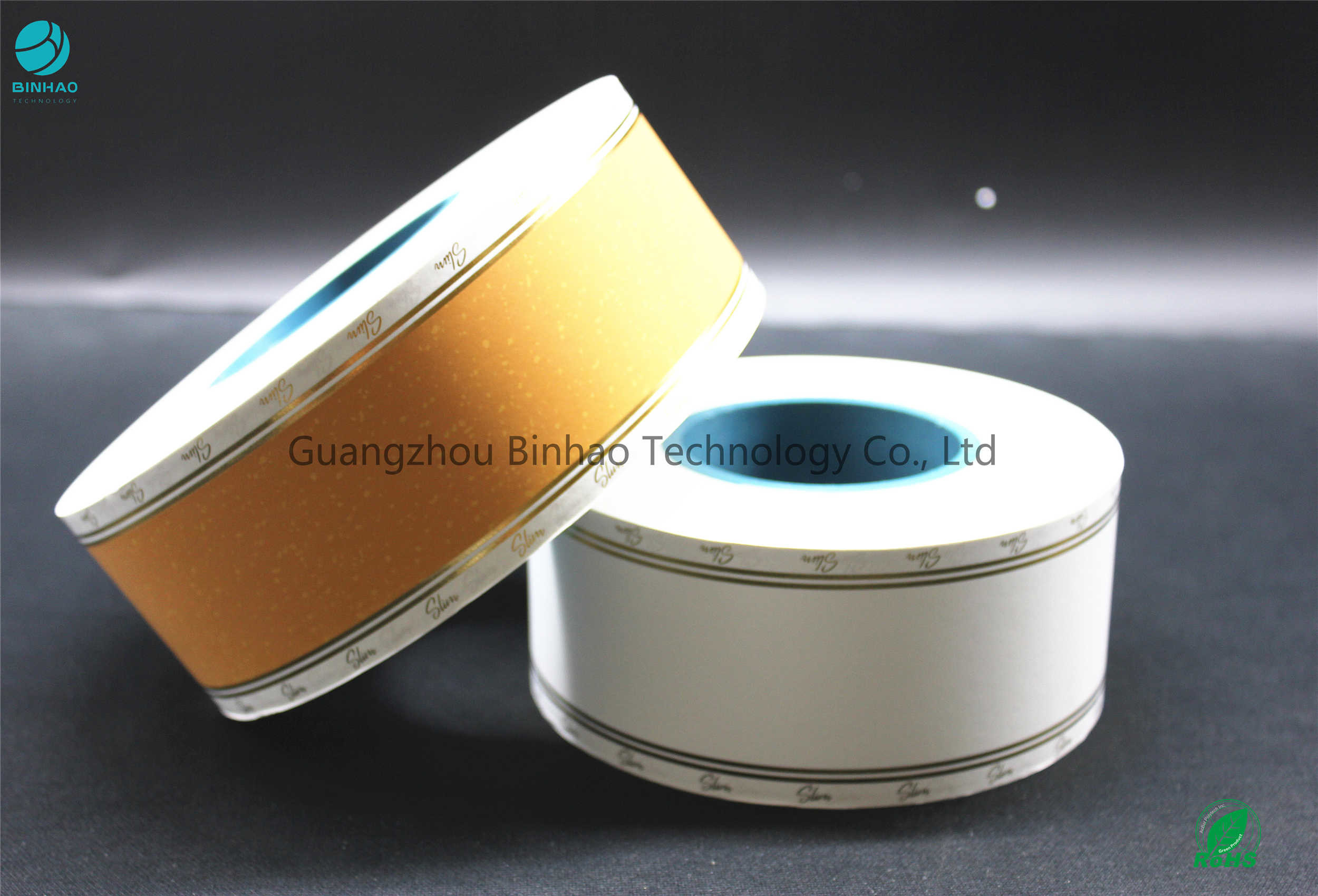 Larghezza rivestita 64mm di permeabilità della carta da imballaggio del sughero della carta da filtro del tabacco della superficie piana