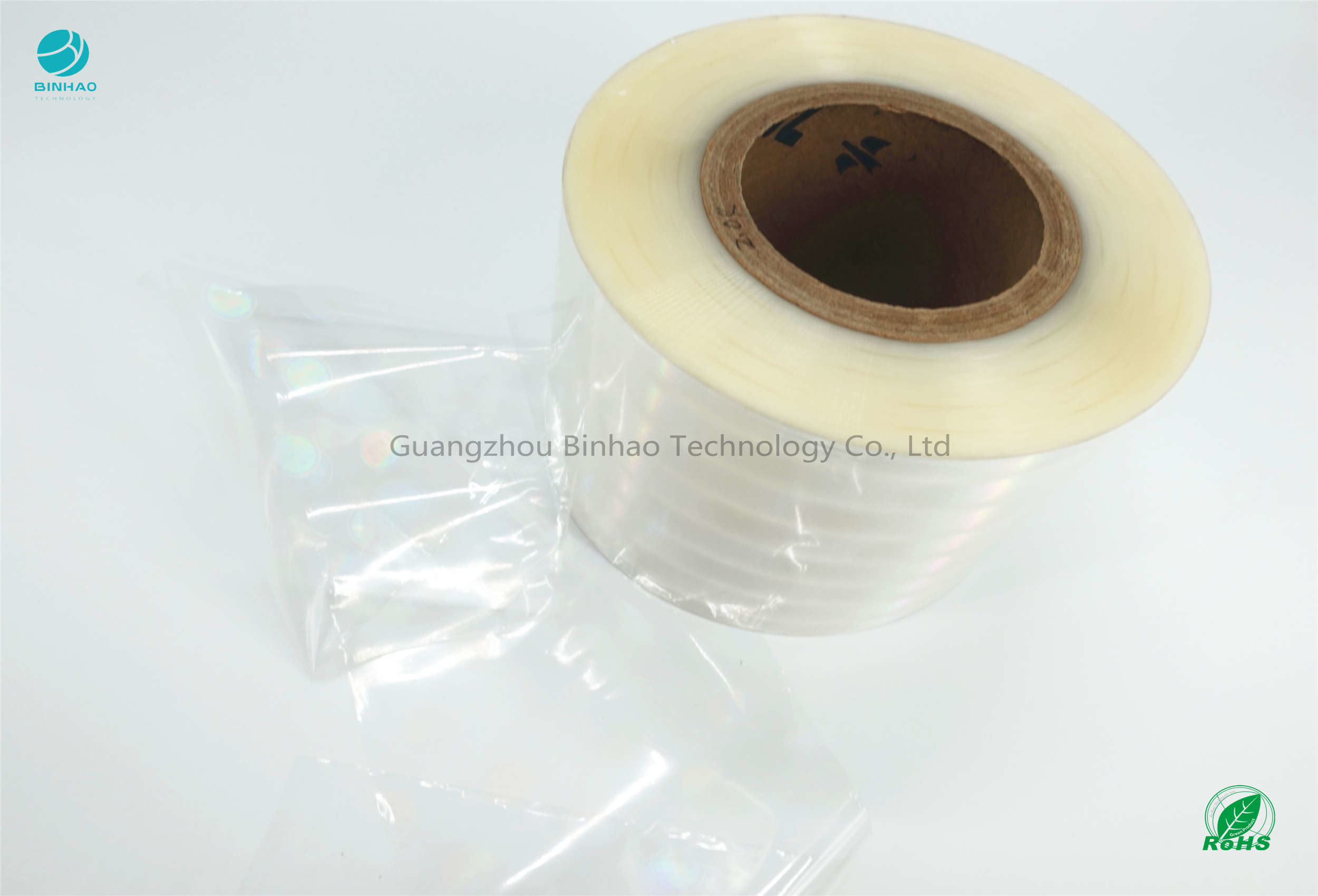 Lunghezza olografica d'imballaggio adesiva media bassa del laser 2500m-3000m del film del tabacco BOPP di forza
