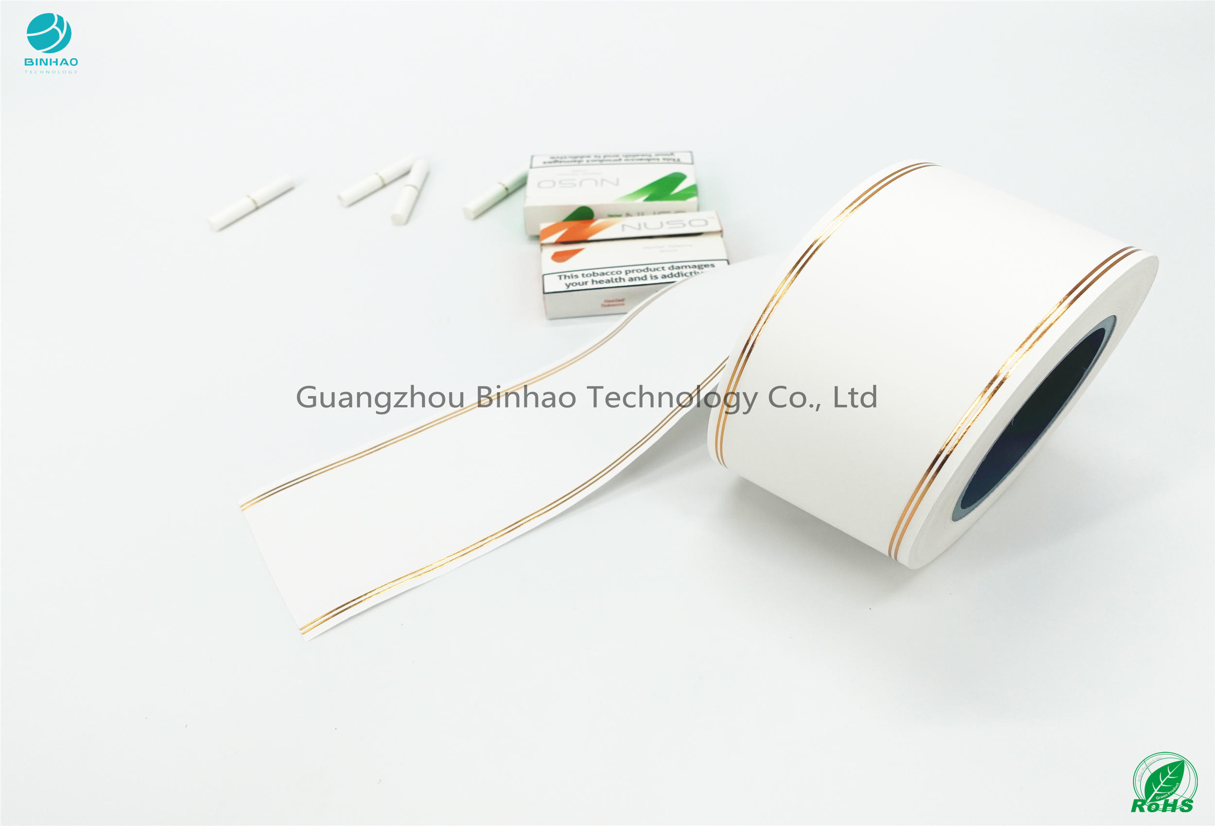 Capovolgimento dell'elastico di carta della carta di flessibilità dei materiali del pacchetto della E-sigaretta di identificazione HNB di 66mm