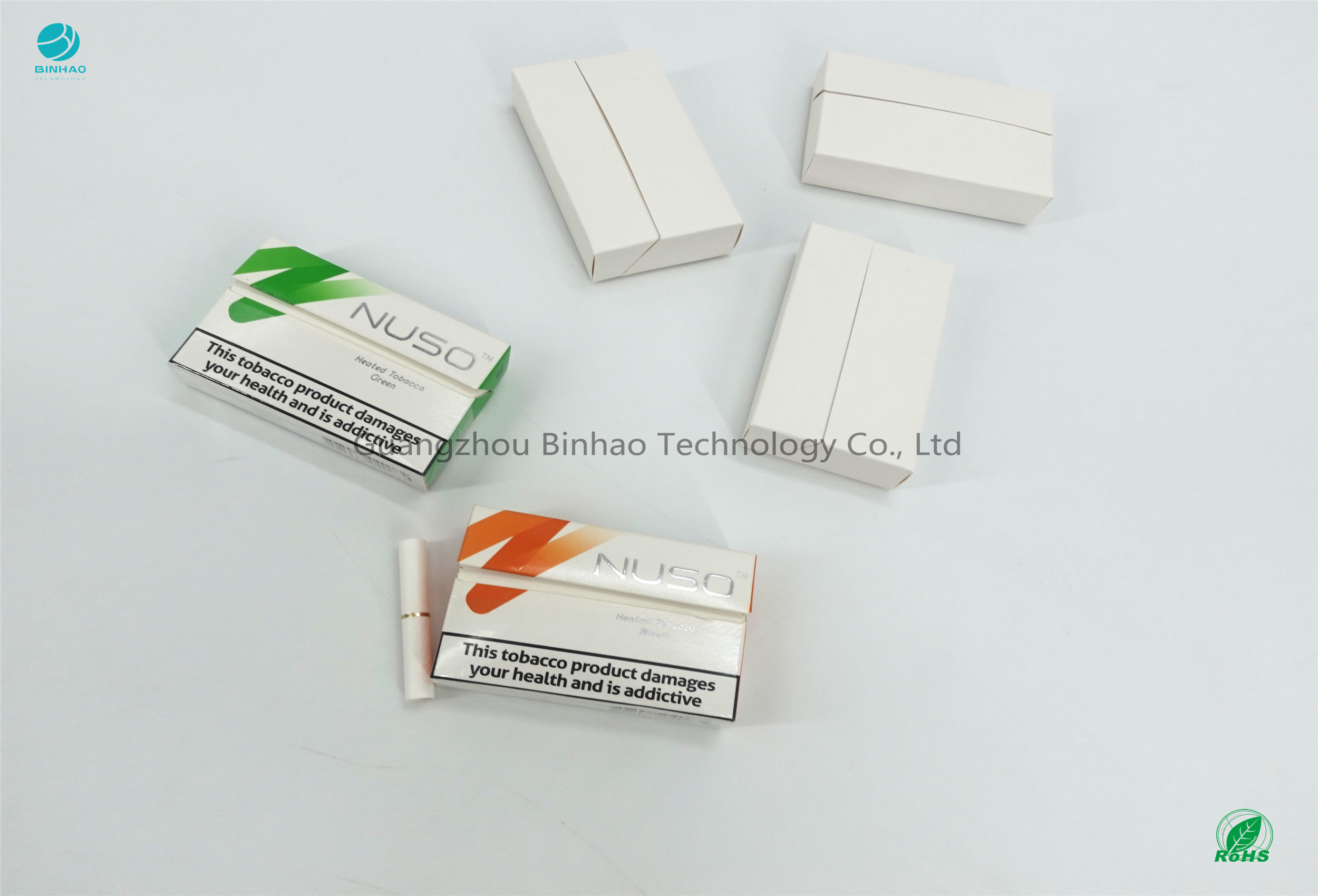 Il cartone dei materiali del pacchetto del E-tabacco adatto a sapore insuperato riscalda non l'ustione