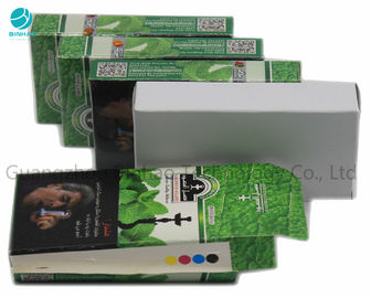 Portasigarette verdi del cartone del pacchetto del tabacco e scatole esterne di Shisha