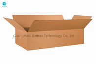 Bianco e Brown una scatola di carta ondulata di tre strati per l'imballaggio della sigaretta