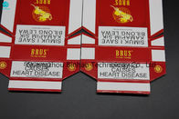 Contenitori di sigaretta del cartone/pacchetto su misura amichevoli eco- rosso del tabacco