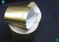 Una stagnola da 6,5 micron con la carta brillante del foglio di alluminio di stampa argento/dell'oro nella dimensione di normale 55gsm