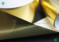 Carta impermeabile ultra sottile su misura del foglio di alluminio dell'oro per la fodera interna molle del pacchetto della sigaretta