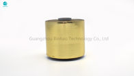 Sigaretta metallizzata oro che imballa il nastro adesivo della striscia di strappo facile in bobina di identificazione di 152mm