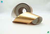 Sigaretta minima della carta del foglio di alluminio 32gsm di forza 3kg/15mm di tensione dell'oro