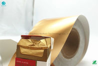 Carta lucida del di alluminio dell'oro 85mm 95% per il pacchetto del tabacco