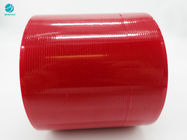 nastro enorme rosso scuro su ordinazione dello strappo di 4mm Rolls per l'imballaggio dei prodotti della scatola di FMCG