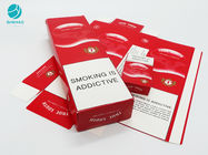 Casse da imballaggio decorative del cartone di colore rosso per i prodotti del tabacco della sigaretta