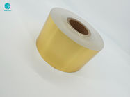 carta dorata lucida del foglio di alluminio 55Gsm per lo spostamento d'imballaggio della sigaretta