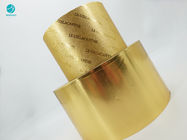 Carta su ordinazione del di alluminio del composto 114mm dell'oro per l'imballaggio interno della sigaretta