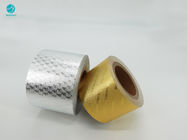 La carta luminosa del foglio di alluminio del pacchetto della sigaretta dell'argento dell'oro con progetta