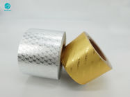 6,5 carta del foglio di alluminio di Mic Gold Silver Embossing Logo per il pacchetto della sigaretta