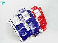 Cassa durevole eliminabile rossa blu del cartone di progettazione di serie per il pacchetto della sigaretta