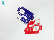Serie blu rossa di progettazione della carta durevole del cartone per il pacchetto del tabacco per sigarette