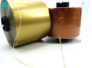Singola linea nastro dello strappo di colore di Brown per l'imballaggio della sigaretta 1,6 millimetri 2 millimetri 3 millimetri