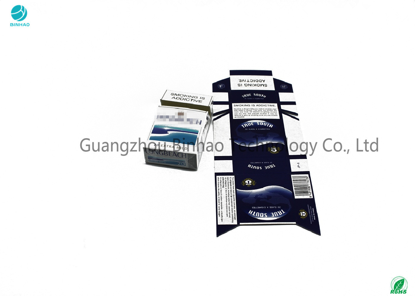 Scatola di carta di re Size Cardboard per i pacchetti interni della sigaretta ed i pacchetti esterni