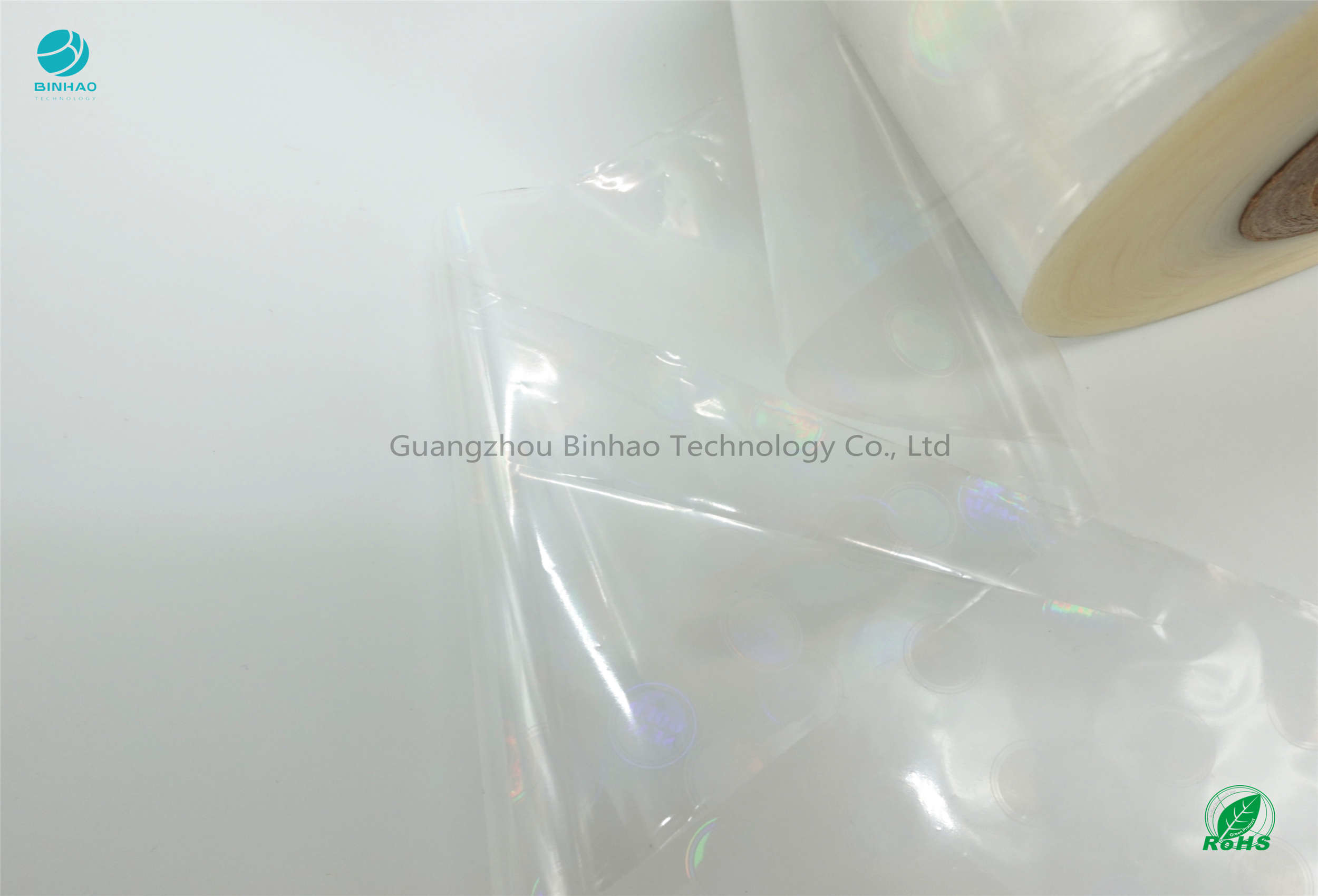 Film d'imballaggio olografici termosaldati su due lati della sigaretta/pellicola di polietilene orientata biassalmente