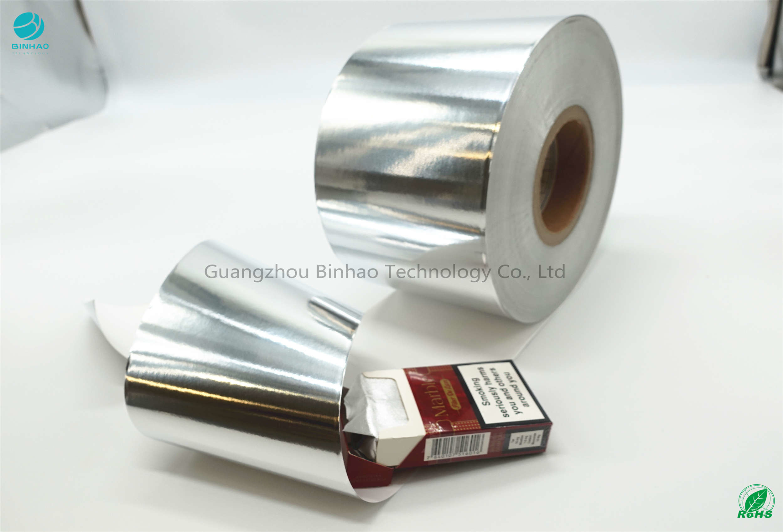 Saldatura a caldo del colore d'argento di carta del foglio di alluminio del tabacco 0.3Mpa di 76mm