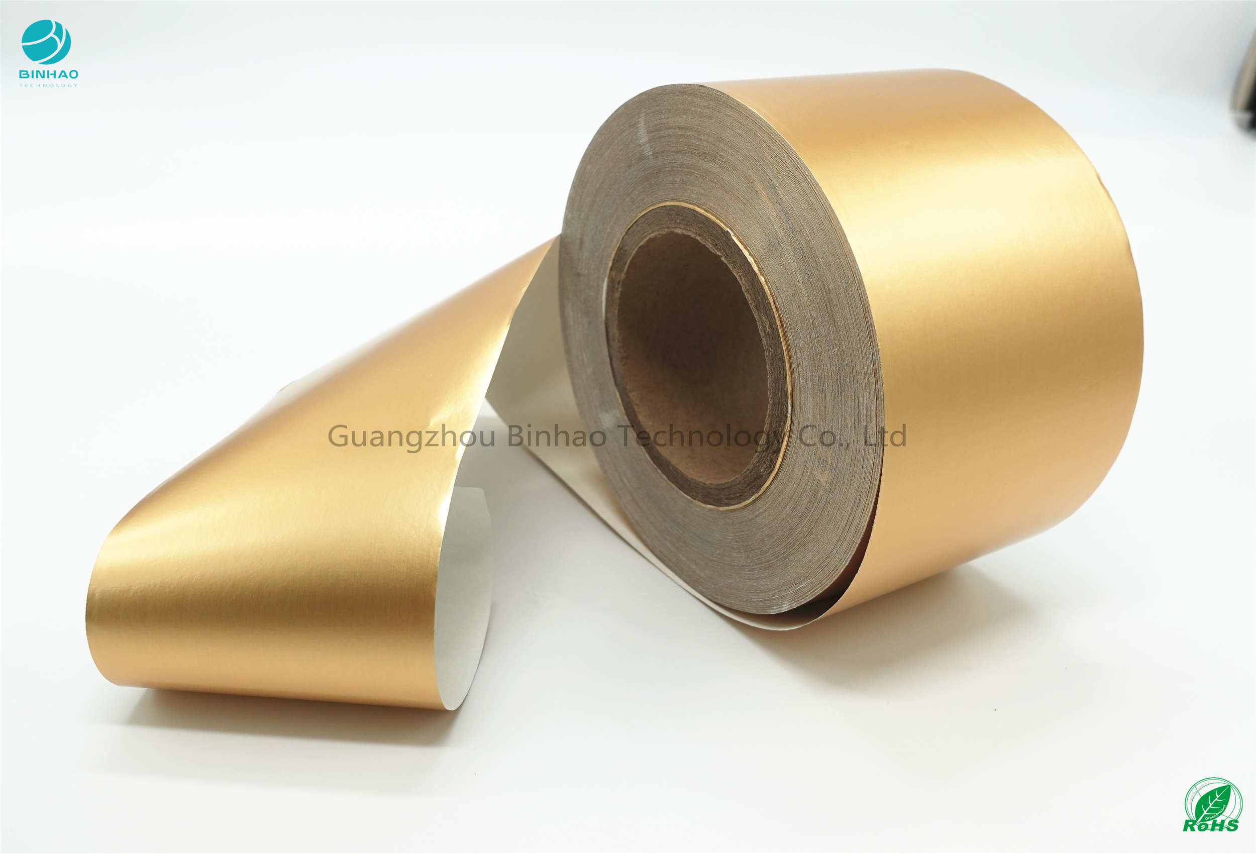 Sigaretta minima della carta del foglio di alluminio 32gsm di forza 3kg/15mm di tensione dell'oro