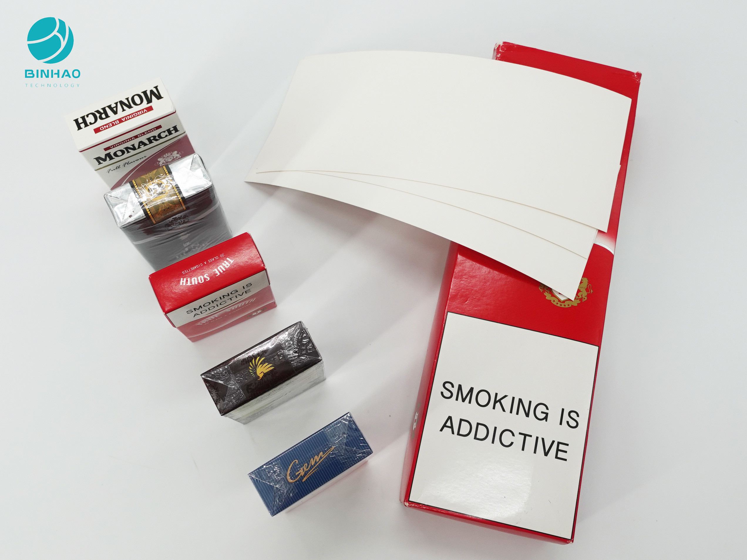 Cartone durevole della cassa da imballaggio della sigaretta del contenitore di pacchetto del tabacco con il logo su ordinazione
