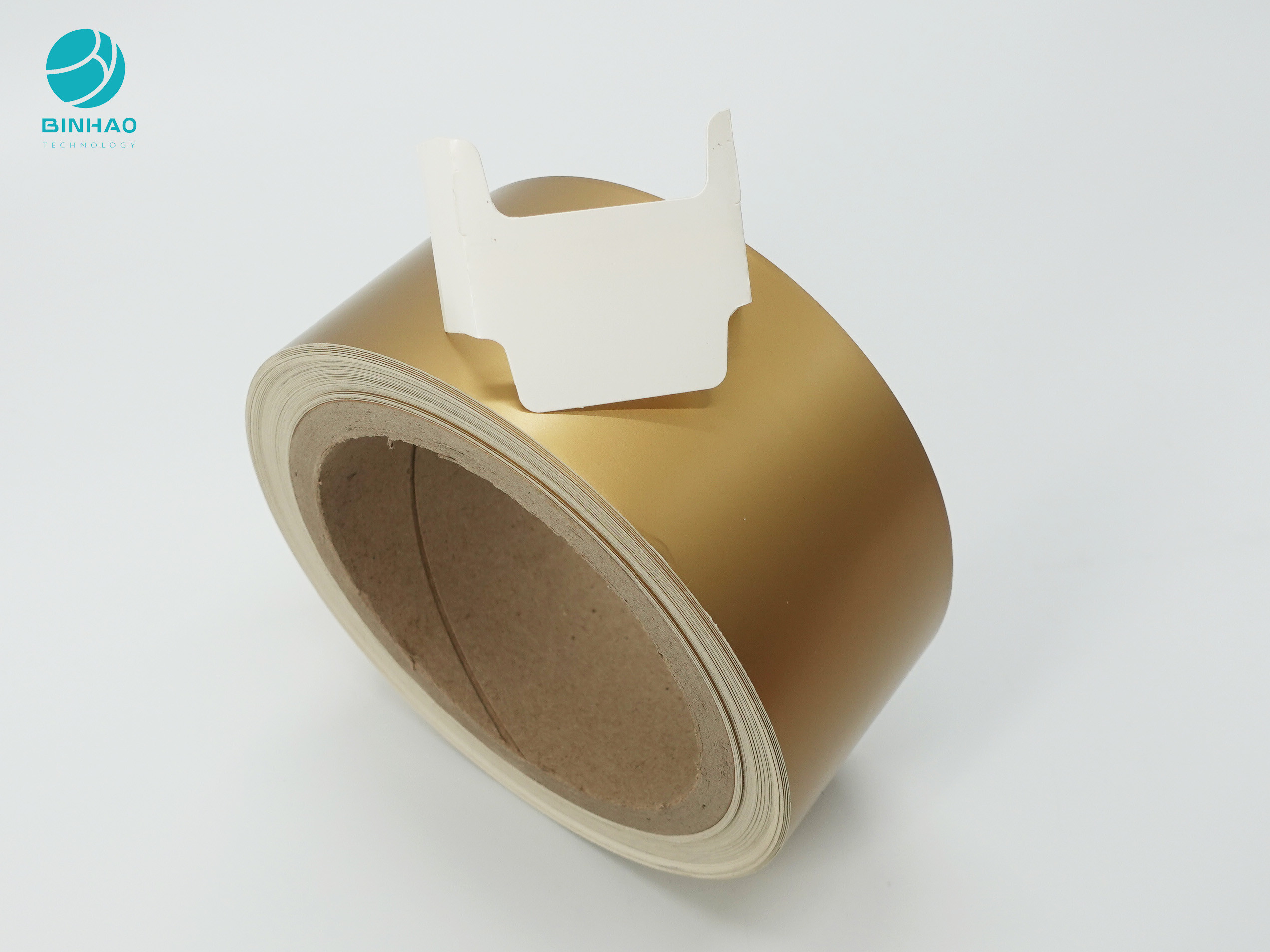 Carta interna della struttura del cartone rivestito dorato decorativo per l'imballaggio della sigaretta