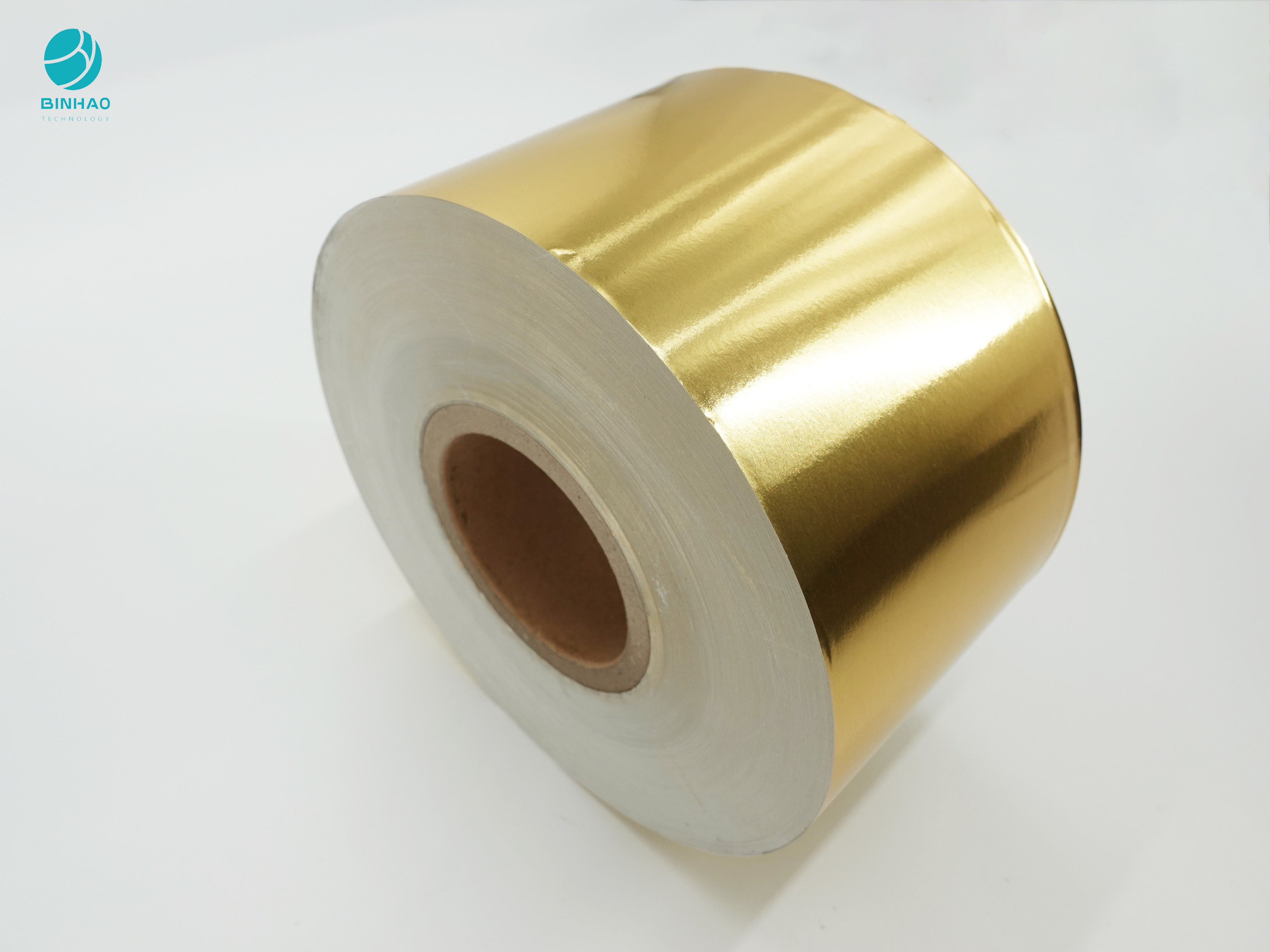 carta dorata lucida del foglio di alluminio 55Gsm per lo spostamento d'imballaggio della sigaretta