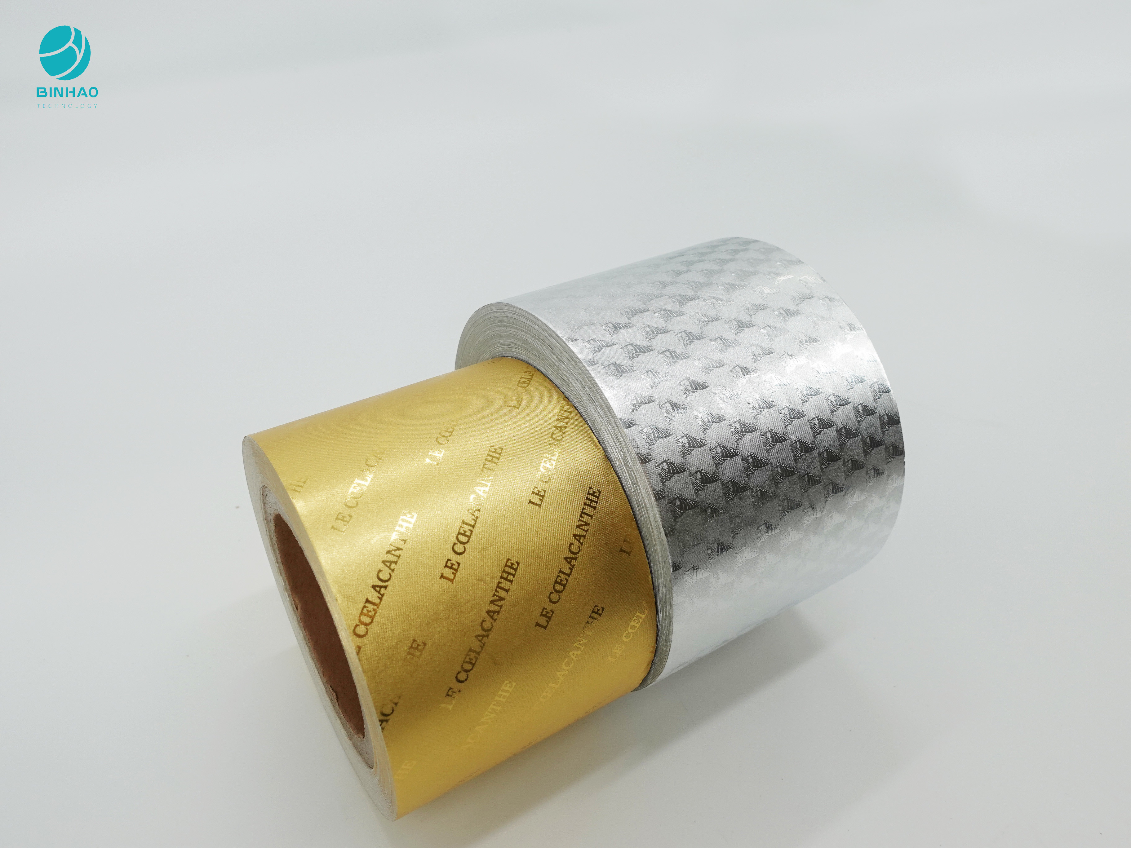 Carta d'imballaggio di alluminio del commestibile della sigaretta argentea dorata composita del