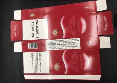 Il cartone su ordinazione dell'imballaggio del contenitore di portasigarette del metallo variopinto della latta di fuma